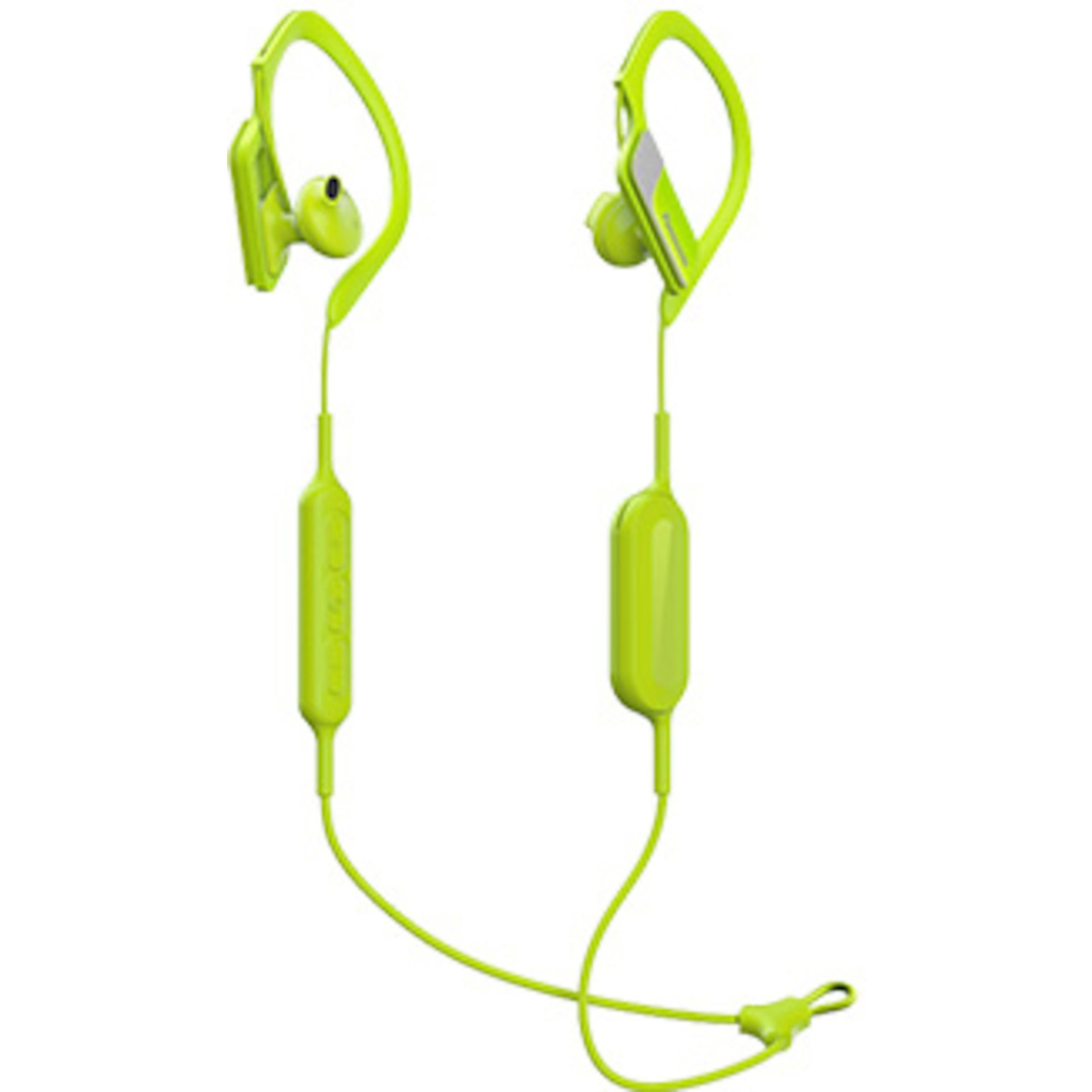Panasonic RP-BTS10 Bluetooth bezdrátová sportovní sluchátka do uší (ekvivalent IPX2, ultralehký design, 14,3mm neodymové reproduktory), žlutá