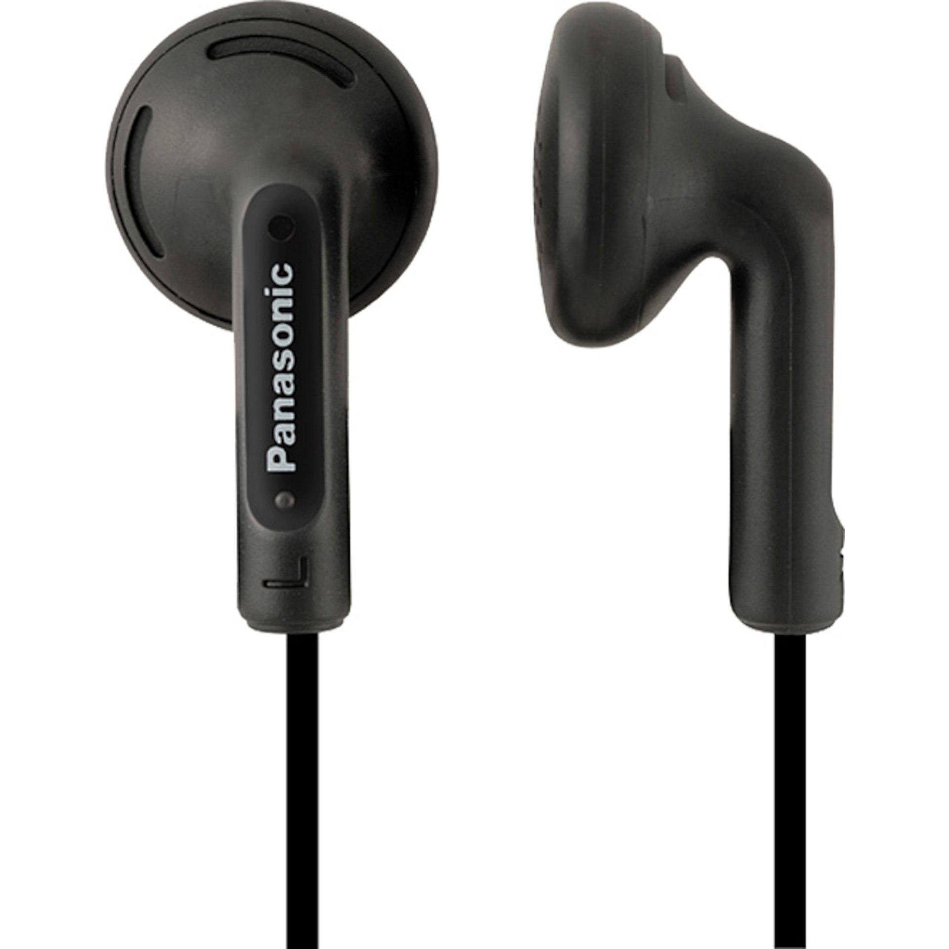 Panasonic RP-HV104 stereo kabelová sluchátka do uší (14,8 mm měnič, neodymový magnet, kabel 1,2 m, 20 Hz - 20 kHz), černá
