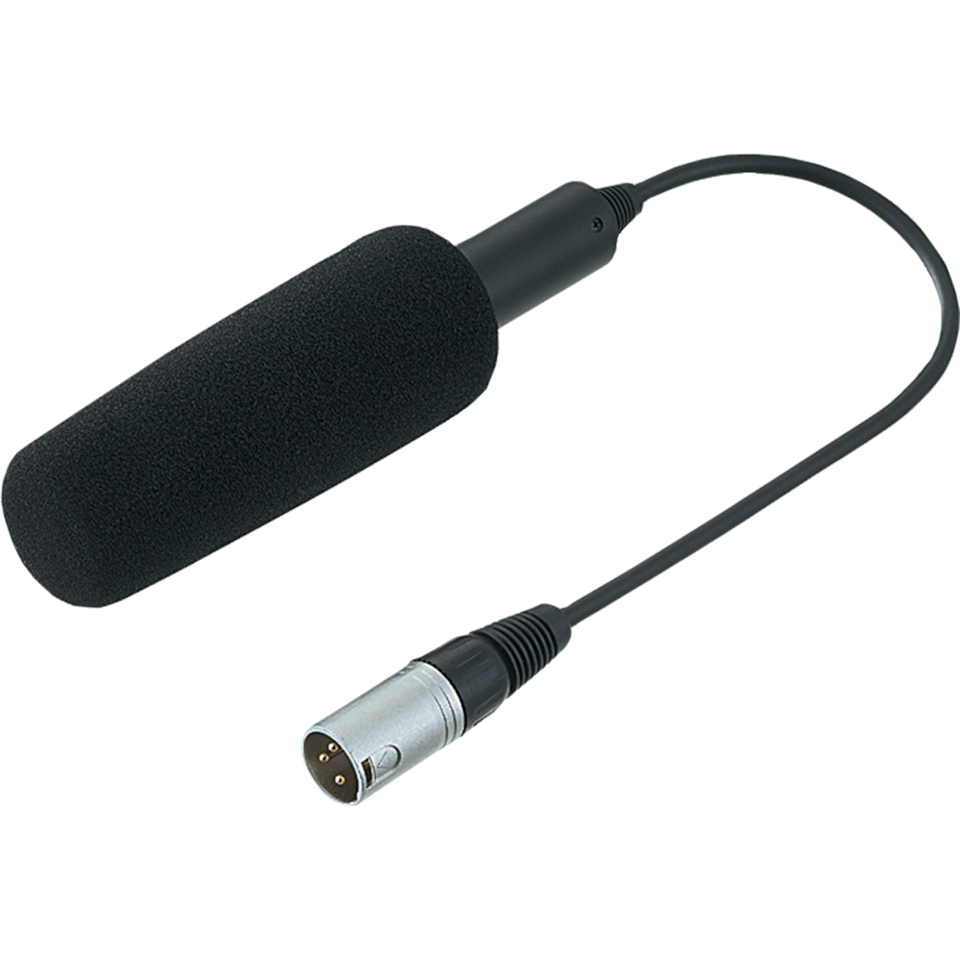 Panasonic AG-MC200 mikrofon pro videokamery (kardioidní směrovost, XLR konektor), černá