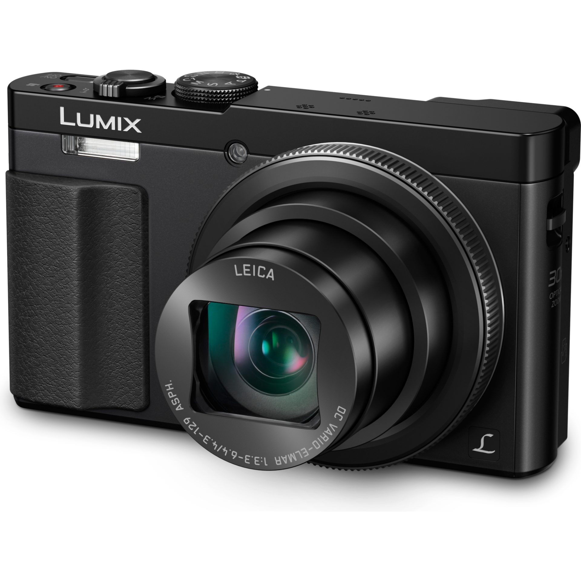 Panasonic DMC-TZ70 Lumix kompaktní fotoaparát s objektivem Leica DC Vario-Elmar 24mm (12.1MP MOS senzor, 30x zoom, LVF hledáček, Full HD video), černá