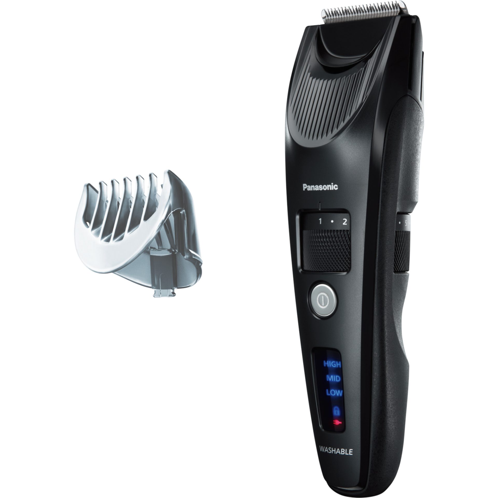 Panasonic ER-SC40 Premium zastřihovač vlasů (45 stupňů nano čepele, rychlý lineární motor, 20 nastavení délky 0,5-10mm), černá