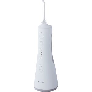 Panasonic EW1511W503 přenosná ústní sprcha s ultrazvukovou technologií (nabíjení 1h, 5 stupňů tlaku vodního paprsku (max. 647kPa), nádrž 200ml), bílá