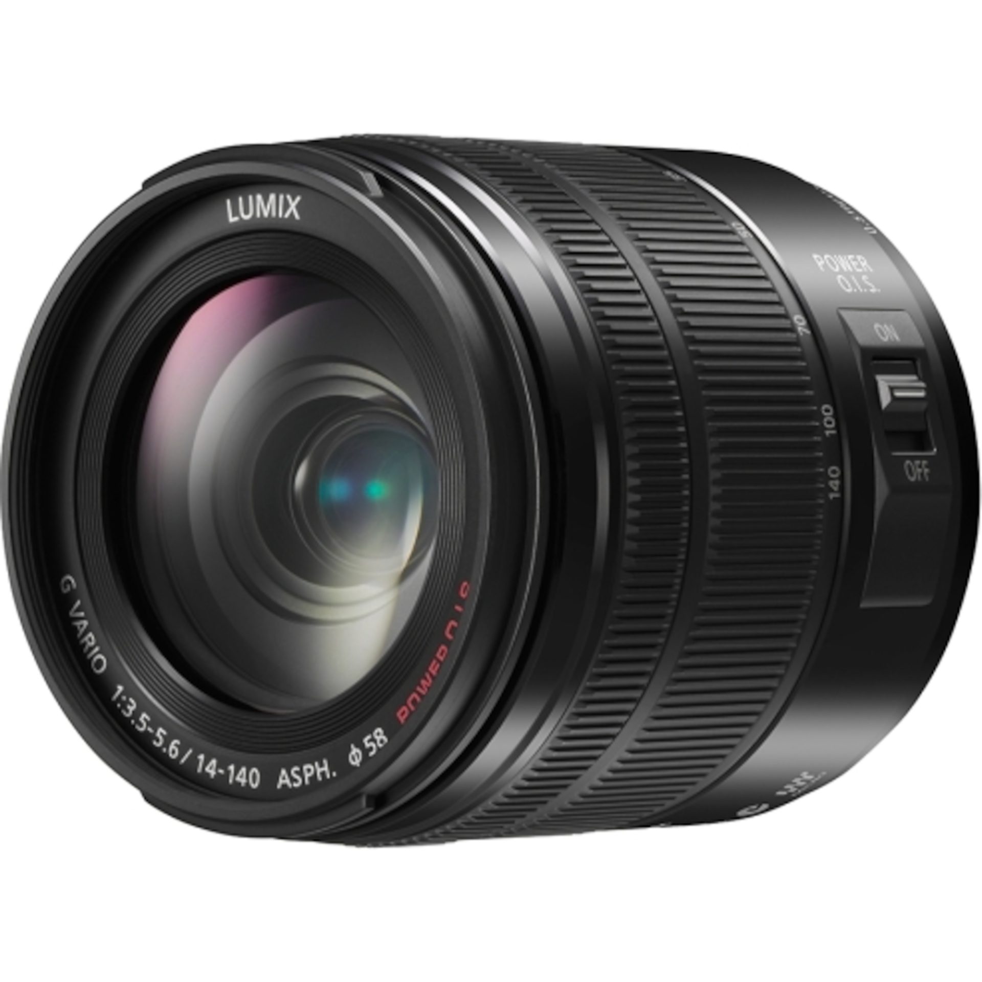 Panasonic H-FS14140 LUMIX G VARIO zoom objektiv (14-140mm, F3.5-F5.6 ASPH., POWER O.I.S., micro 4/3), černá