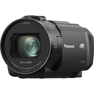 Panasonic HC-VX1 4K Ultra HD kamera (MOS senzor, objektiv LEICA Dicomar, širokoúhlý 25mm, 24x optický zoom, 4K rámování, HYBRID I.O.S.+), černá