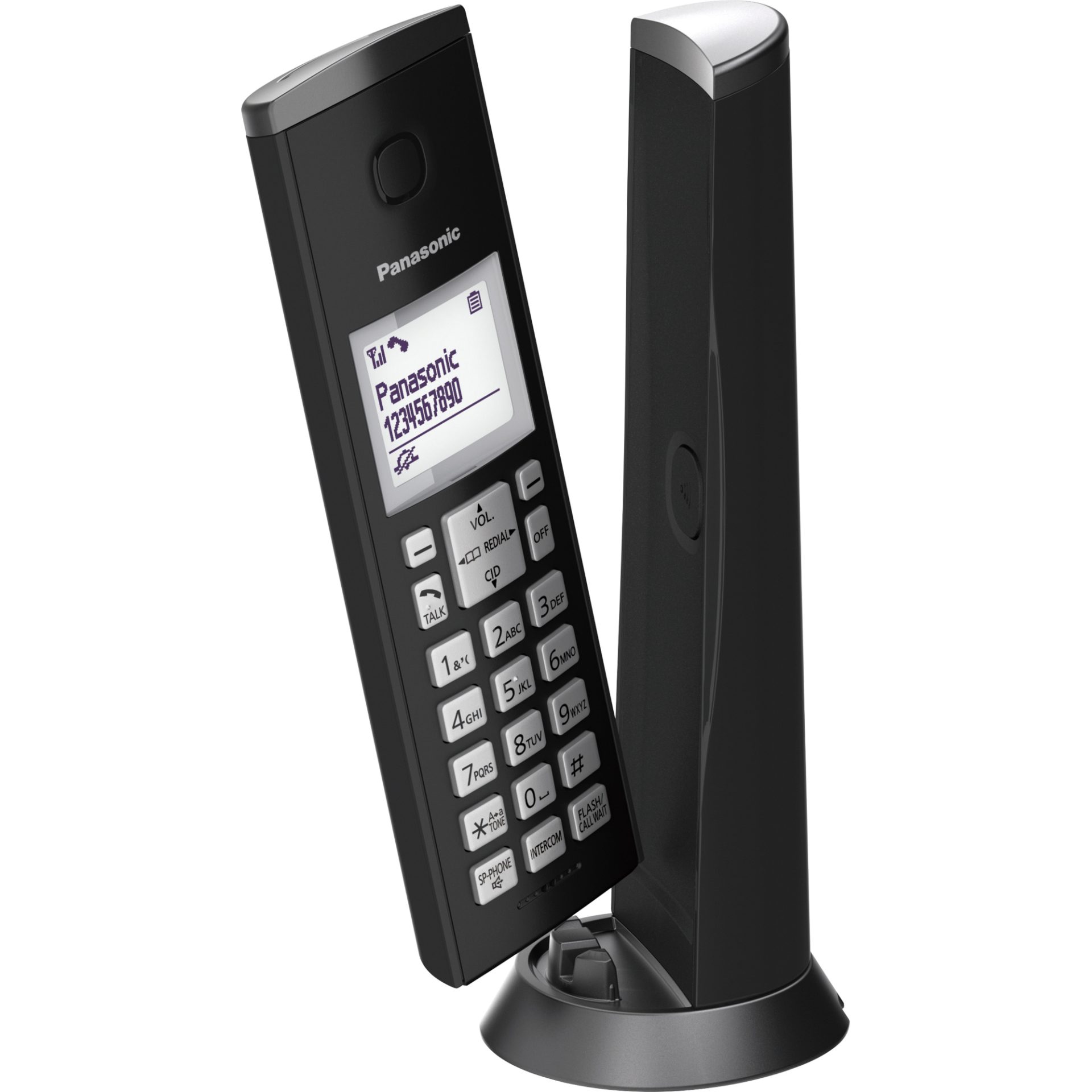 Panasonic KX-TGK210 bezdrátový pevný telefon (blokování nežádoucích hovorů, polyfonní vyzváněcí tóny, 1,5\