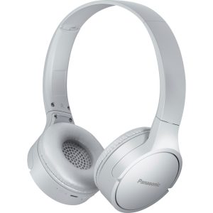 Panasonic RB-HF420 bezdrátová sluchátka Bluetooth na uši (výkonné basy se systémem XBS, 50h přehrávání, rychlé nabíjení), bílá