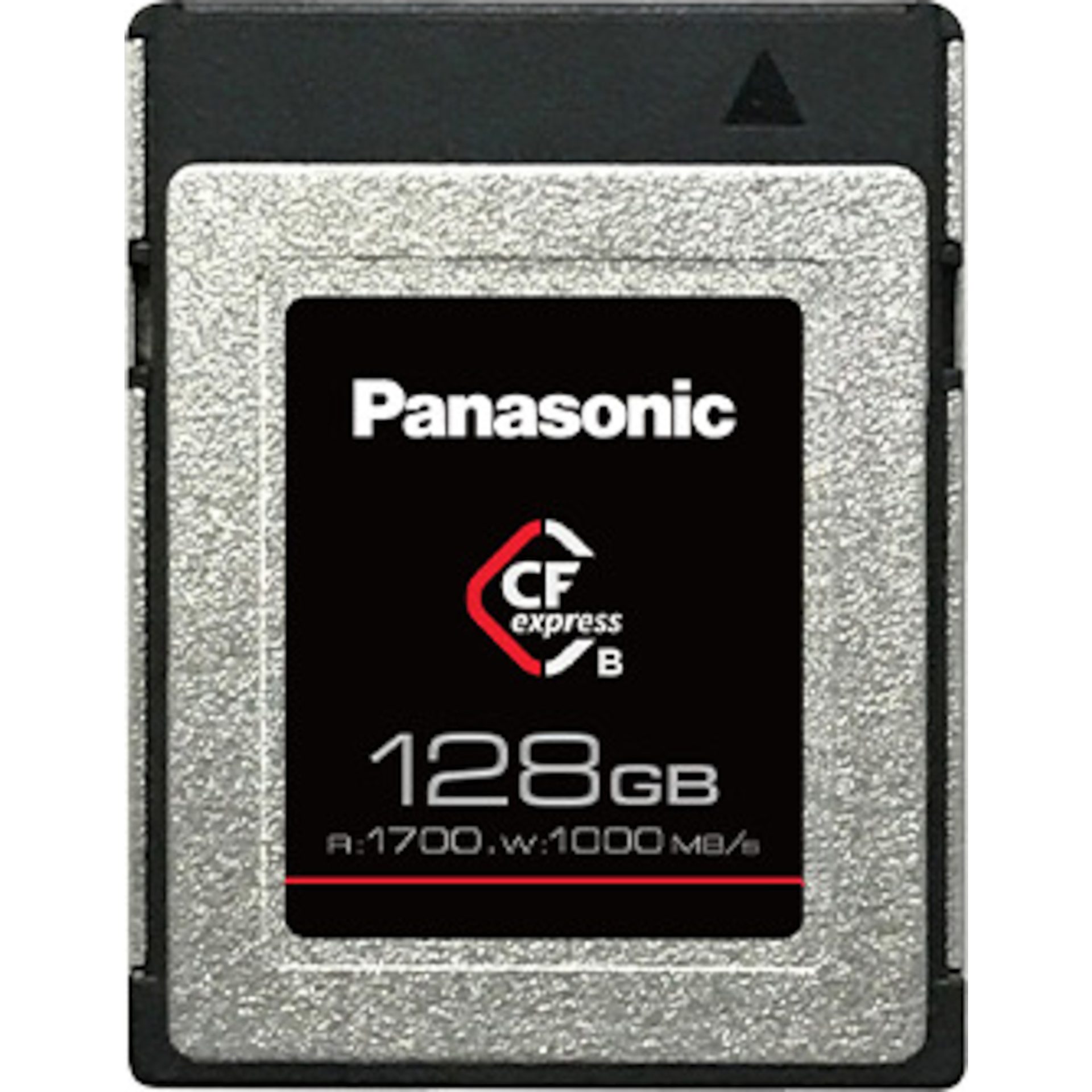 Panasonic RP-CFEX128 Cfexpress paměťová karta 128GB (PCI Express 3.0, 1700MB/s čtení, 1000MB/s zápis, provoz -10-70°, vibrace: 20 Gp-p, náraz: 1500 G)