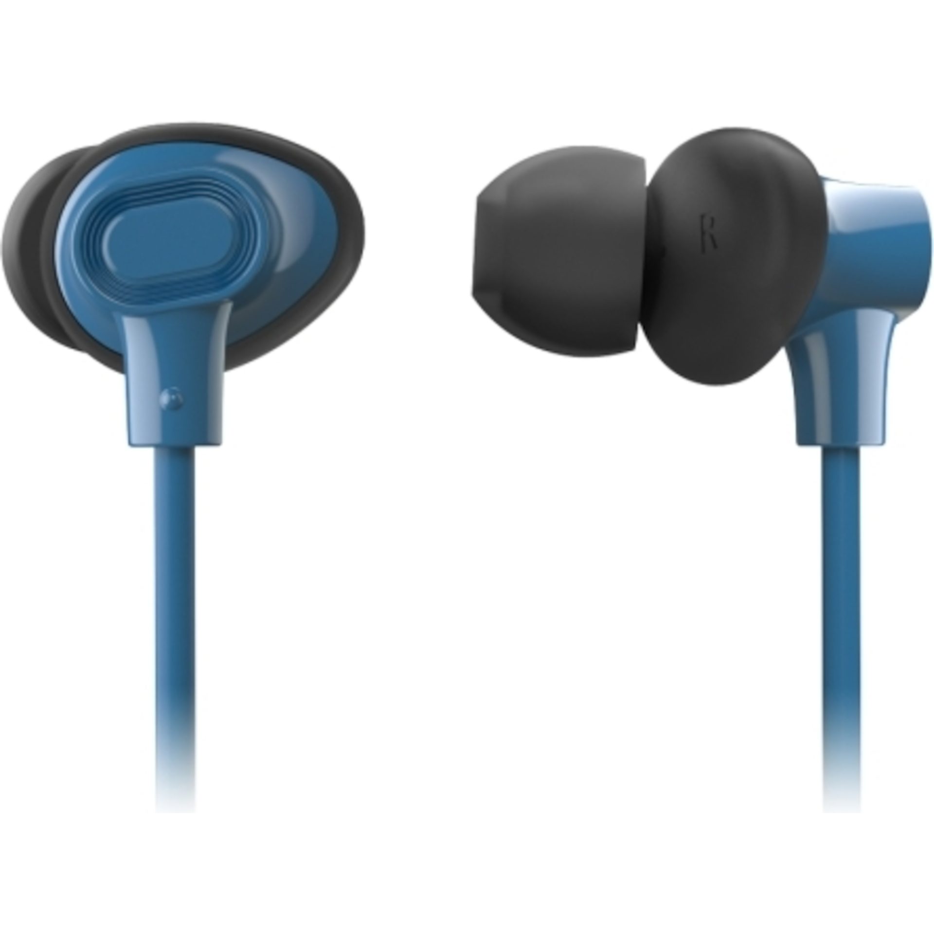 Panasonic RP-NJ310 bezdrátová Bluetooth sluchátka do uší (ERGOFIT PLUS, XBS systém, hlasové ovládání, 6h přehrávání, 9mm měniče), modrá