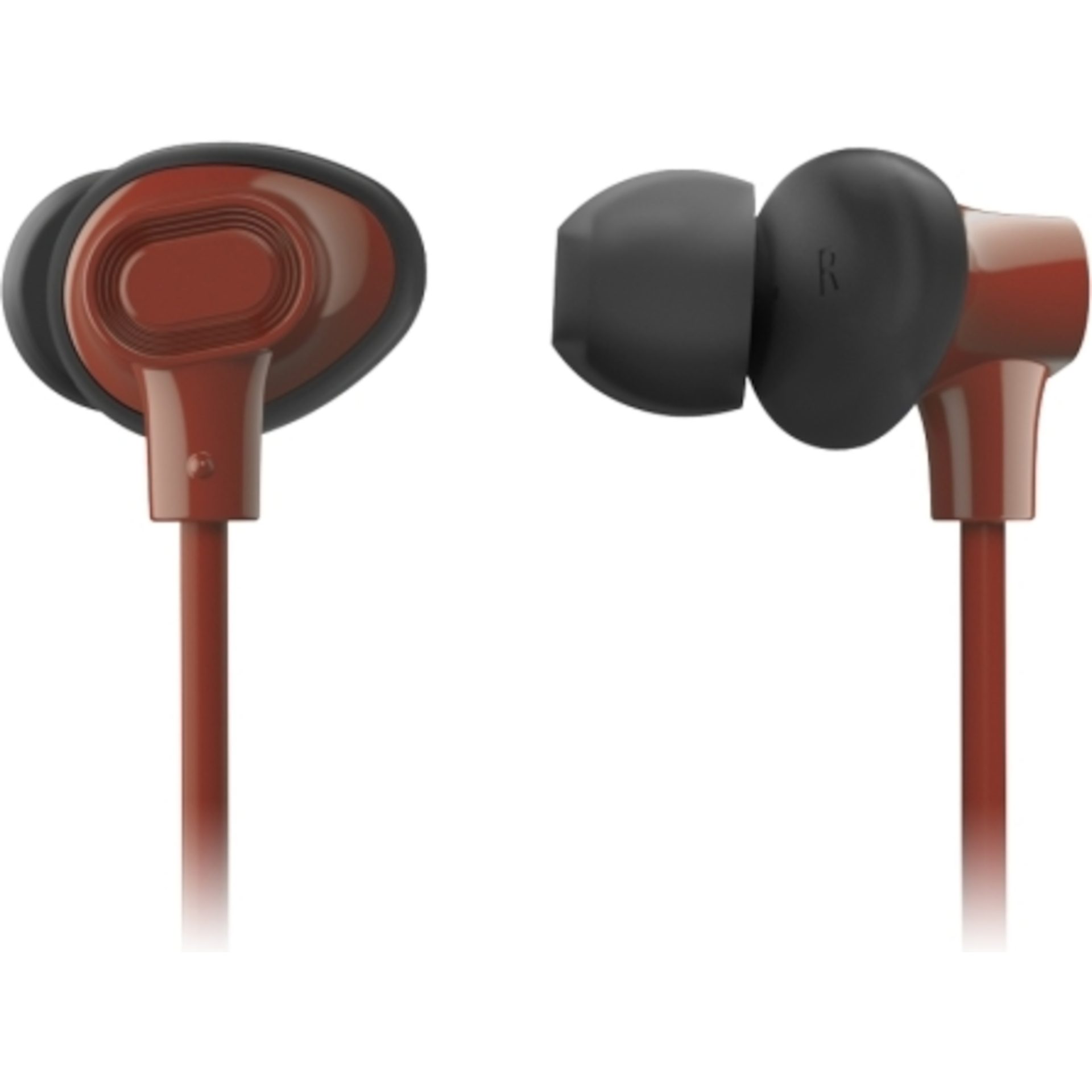 Panasonic RP-NJ310 bezdrátová Bluetooth sluchátka do uší (ERGOFIT PLUS, XBS systém, hlasové ovládání, 6h přehrávání, 9mm měniče), červená