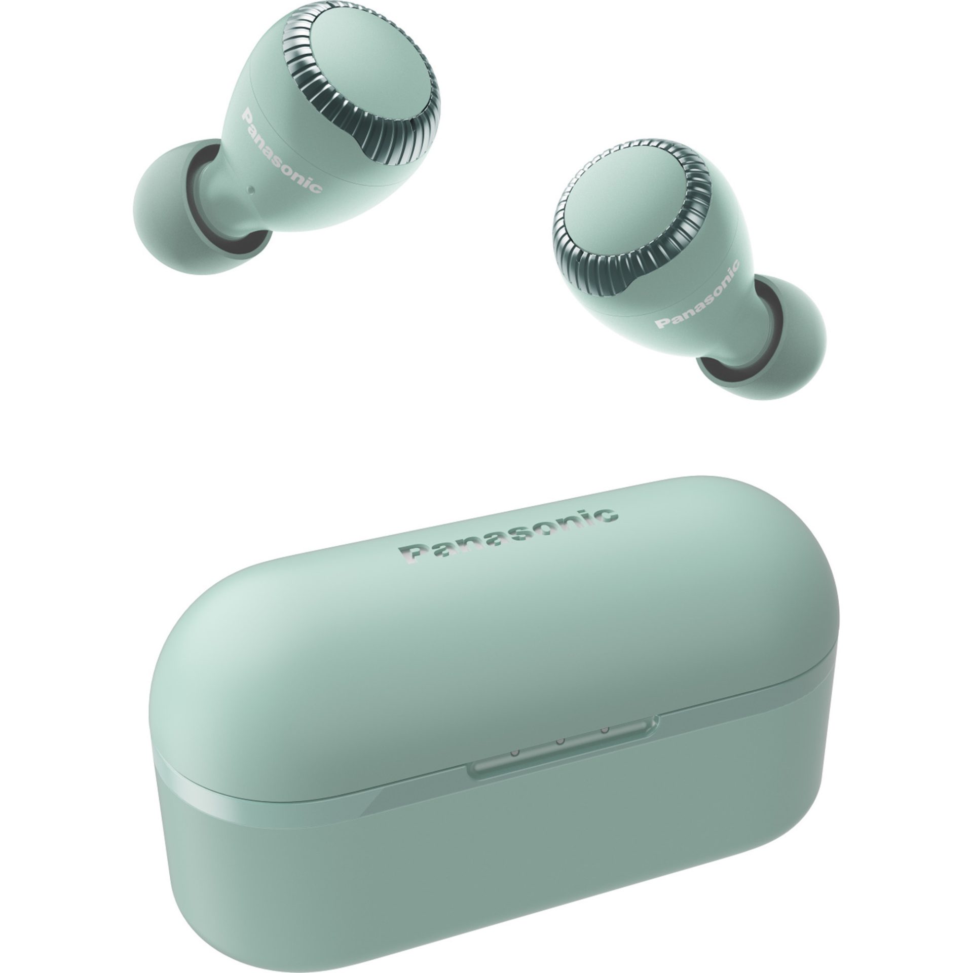 Panasonic RZ-S300 True Wireless Bluetooth sluchátka do uší (6 mikrofonů MEMS, 30h přehrávání s nabíjecím pouzdrem, IPX4 voděodolnost, dosah 10m), zele