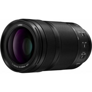 Panasonic S-R70300 teleobjektiv s možností makrofotografie (70-300mm, F4.5-5.6 MACRO O.I.S., full frame FF, zoom 70-300mm, L-Mount), černá