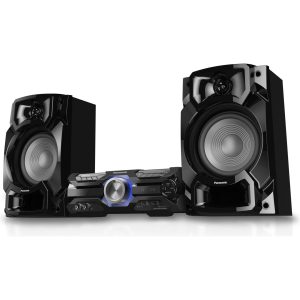 Panasonic SC-AKX520 mini Power Audio systém (Bluetooth, D.Bass Beat, AIRQUAKE BASS, superwoofer 20cm, MAX Juke, Local Preset EQ, karaoke), černá