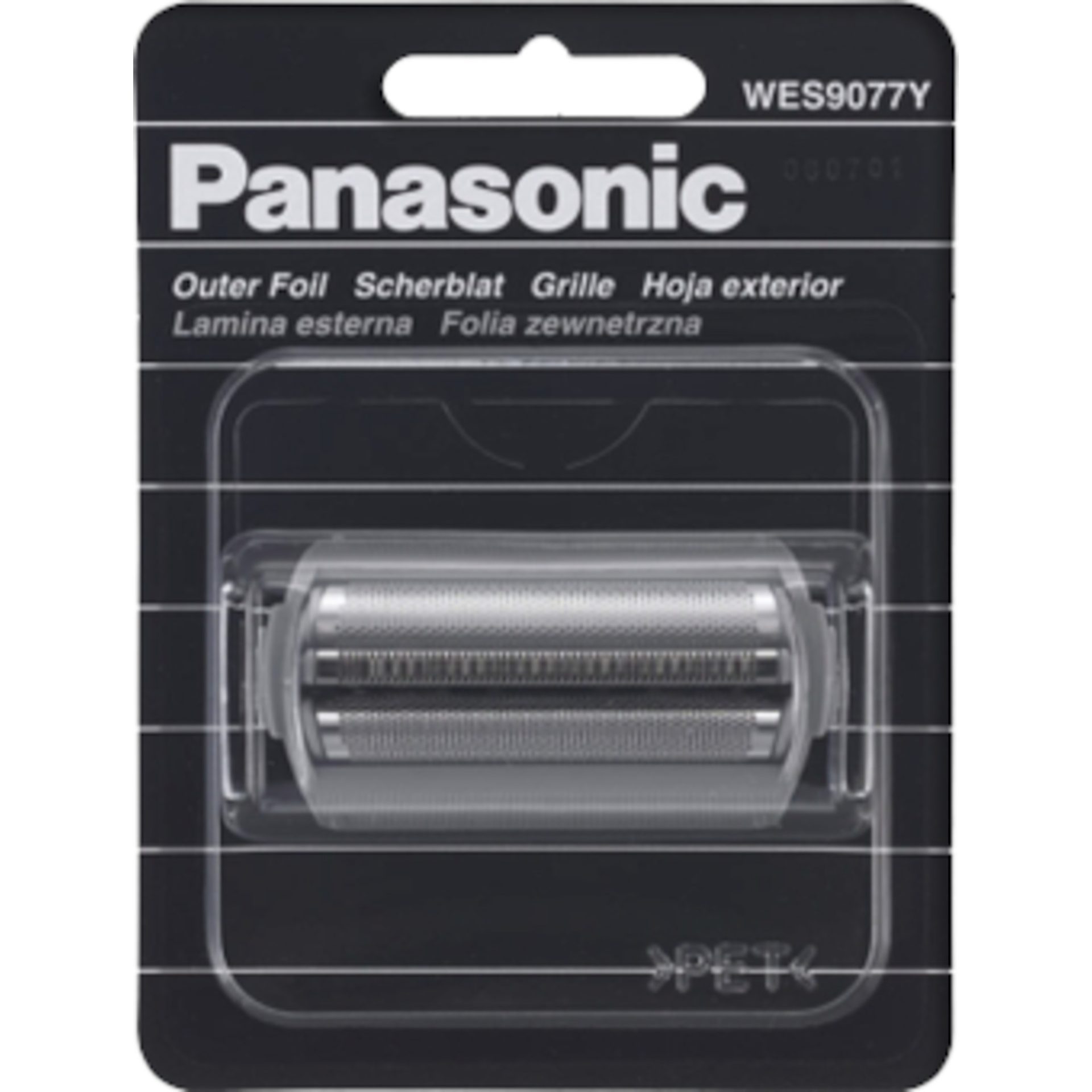 Panasonic WES9077 náhradní vnější fólie pro holicí strojek (pro modely: ES8026, 8018, 8017, 7027, 7026, 7017, 7016)