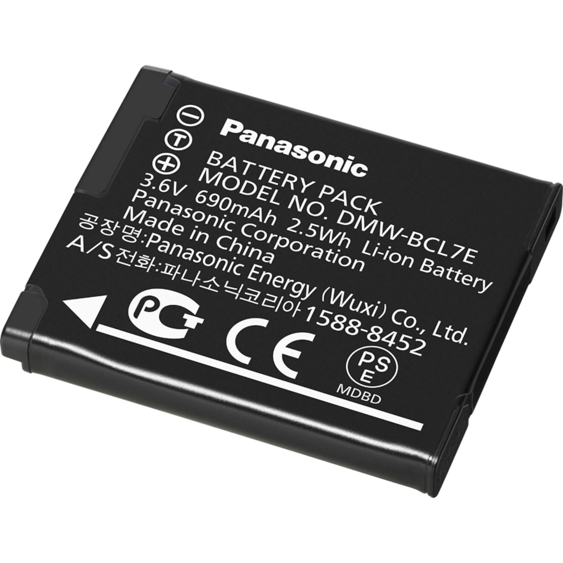 Panasonic DMW-BCL7 dobíjecí Li-ion baterie (3.6V, 680mAh, 2.5Wh, pro modely: DMC-F5, DMC-FH10, DMC-SZ3, DMC-XS1)