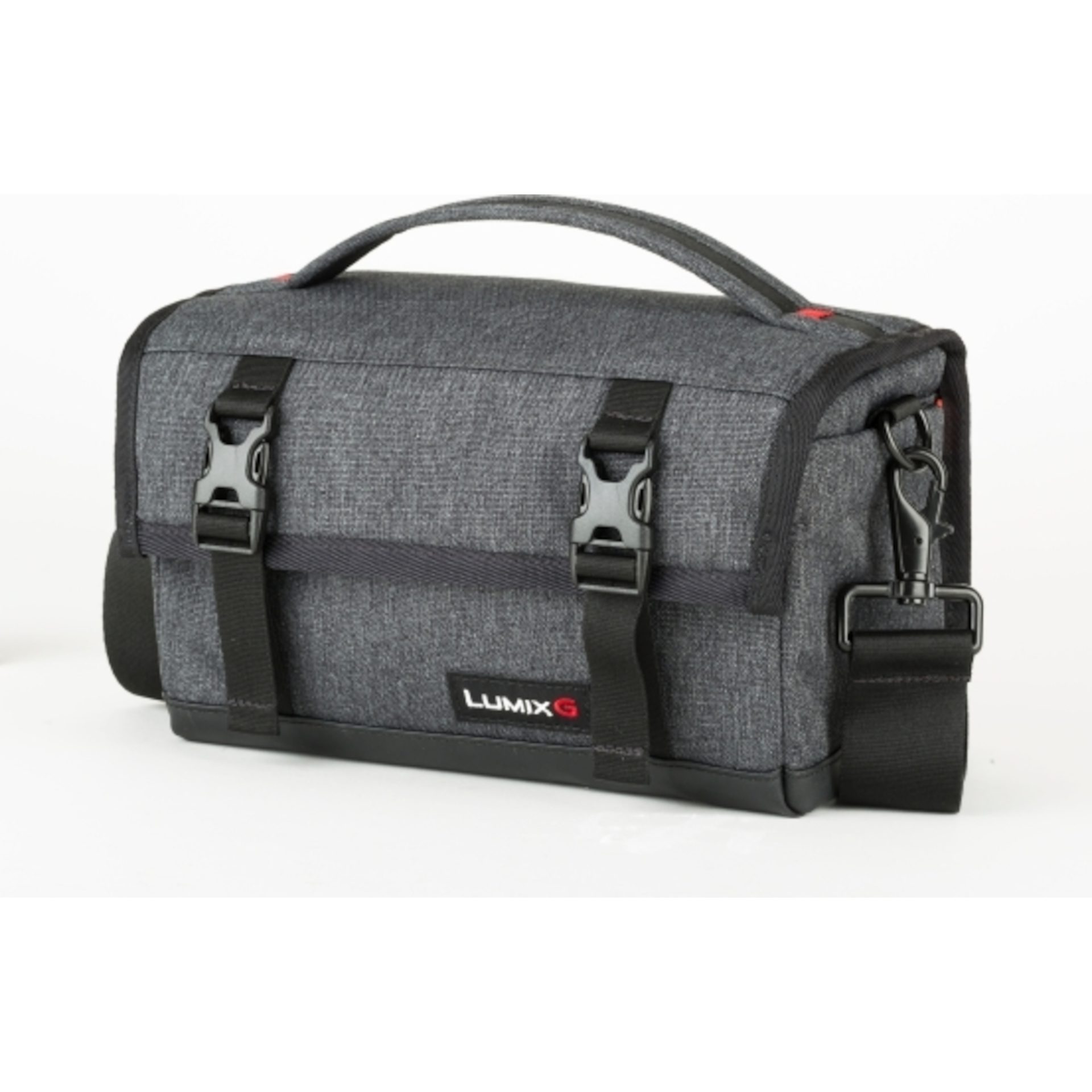 Panasonic DMW-PS10 malá taška na fotoaparát (ochranná klapka, kapsa na zip, včetně pláštěnky), šedá