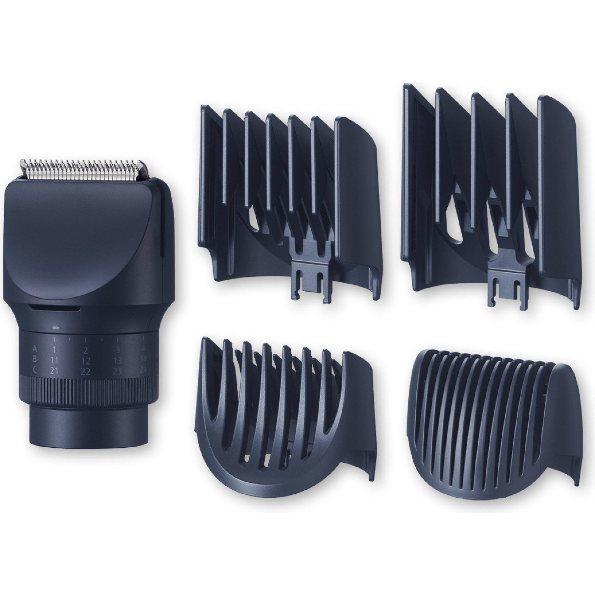 Panasonic ER-CTW1 MULTISHAPE modulární systém osobní péče - hlavice pro zastřihování vousů/vlasů/chloupků (58 délek, vodotěsnost)