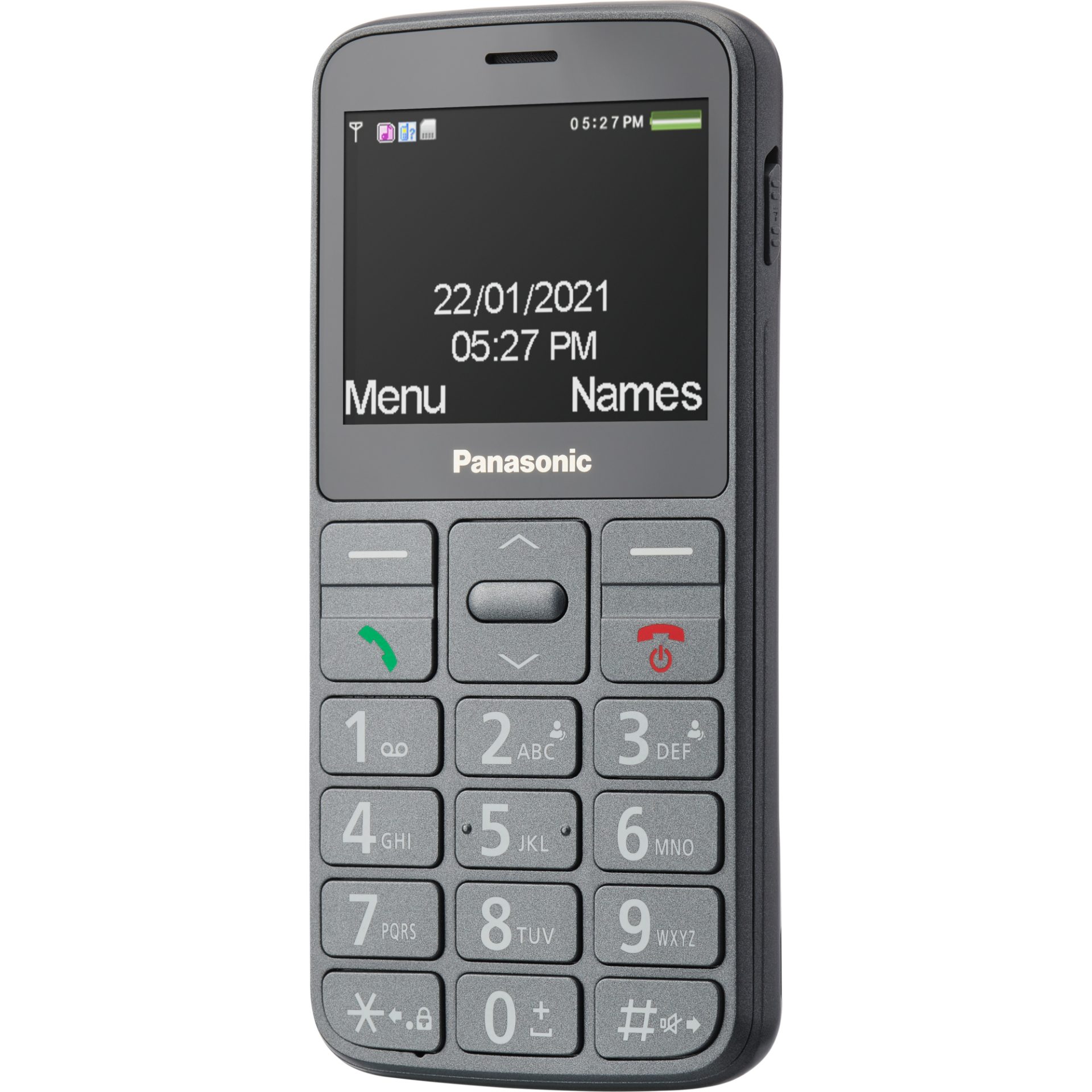 Panasonic KX-TU160 mobilní telefon pro seniory (prioritní hovory, 2,4\