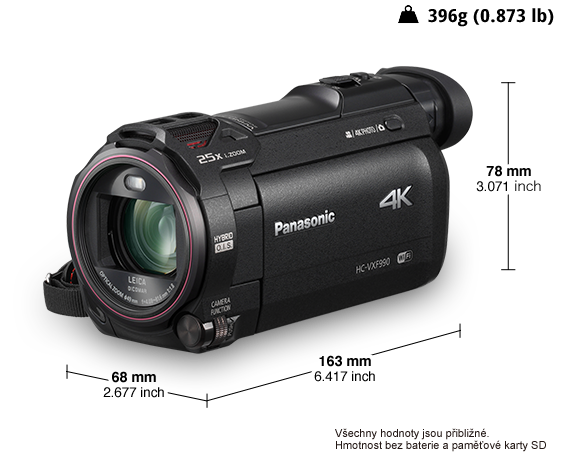 Panasonic HC-VXF990EPK HC VXF990 Spec