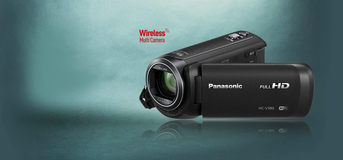 næse Mistillid umoral Panasonic HC-V380 Full HD kamera s bezdrátovou funkcí multikamery (90x  inteligentní zoom, 50x optický, Level Shot, 5osý HYBRID I.O.S.+), černá »  Značkový obchod Panasonic