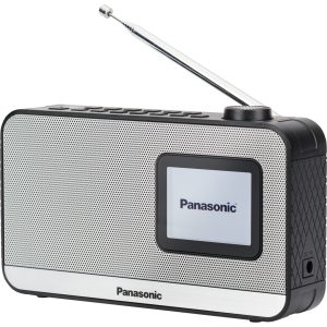 Panasonic RF-D15 přenosné DAB+ Bluetooth rádio (silný zvuk, kompaktní velikost, Bluetooth, 2,4” barevný displej, budík)